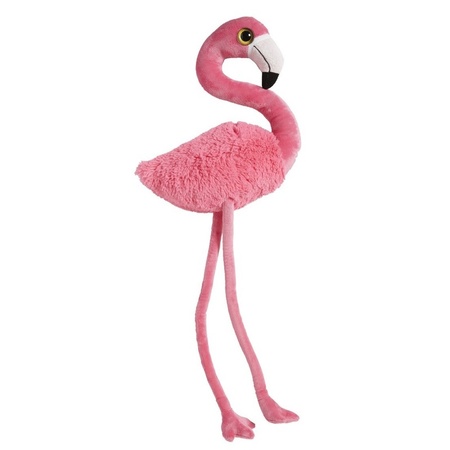 Grote roze pluche flamingo knuffel 100 cm
