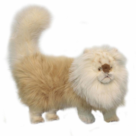 Hansa pluche perzische kat knuffel beige 45 cm