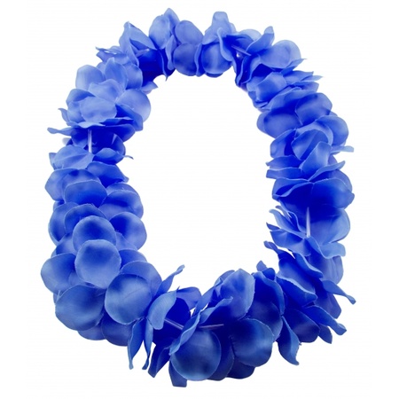 Toppers - Hawaii flowers garlands neon blue