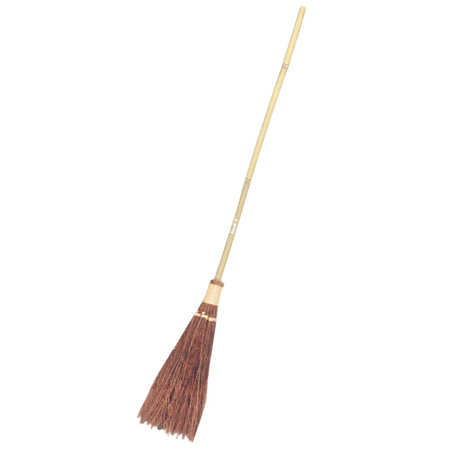 Witches accessories set hat with broom 100 cm for girls