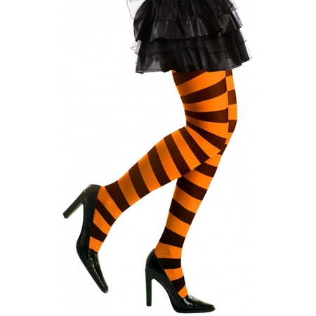 Witches fancydress accessory black/orange for ladies M/L