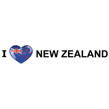 Nieuw Zeelandse vlag + 2 gratis stickers