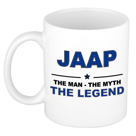 Jaap The man, The myth the legend cadeau koffie mok / thee beker 300 ml