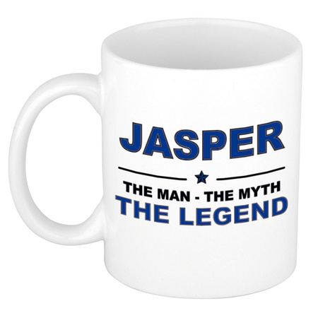 Jasper The man, The myth the legend cadeau koffie mok / thee beker 300 ml