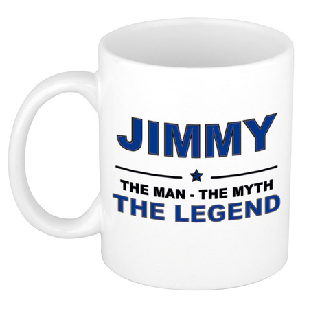 Jimmy The man, The myth the legend name mug 300 ml