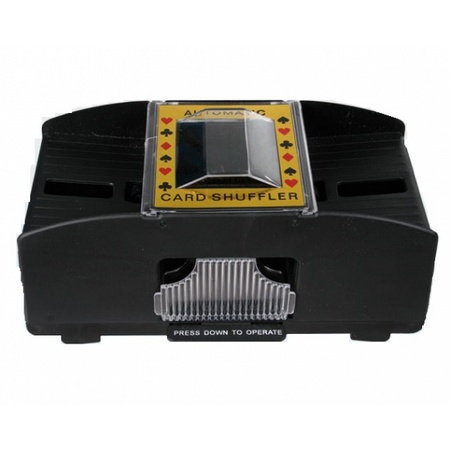 Kaartenschudmachine - incl batterijen - 1 t/m 2 spelkaarten - op batterijen - 21 x 11 x 9 cm