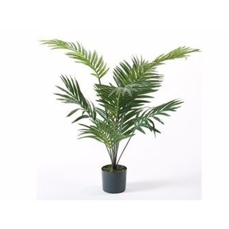 Kantoor kunstplant palmboom 90 cm groen in pot
