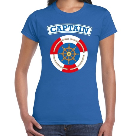 Captain carnaval t-shirt blue for women