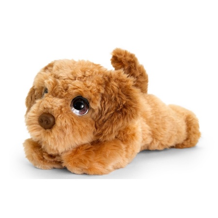 Keel Toys pluche bruine Cockapoo honden knuffel 25 cm