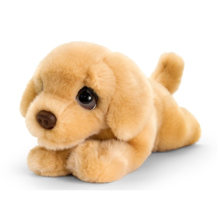Keel Toys pluche bruine Labrador honden knuffel 25 cm