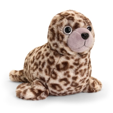 Keel Toys plush brown harbour seal cuddle toy 35 cm