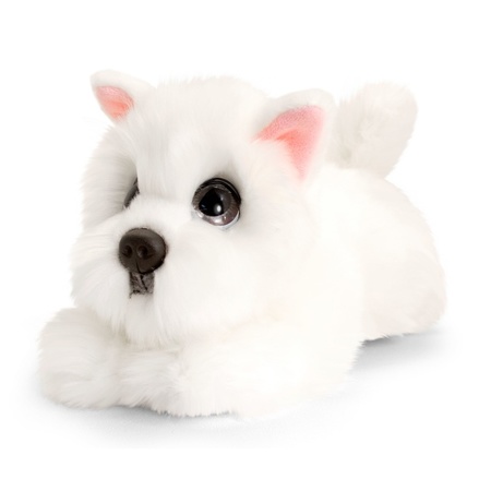 Keel Toys plush Westie dog cuddle toy - white - 25 cm