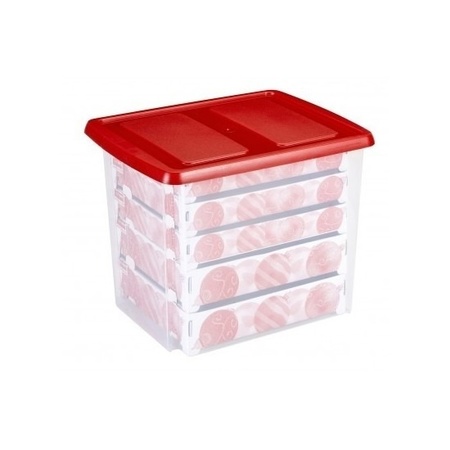 Christmas baubles storage box for 64 baubles