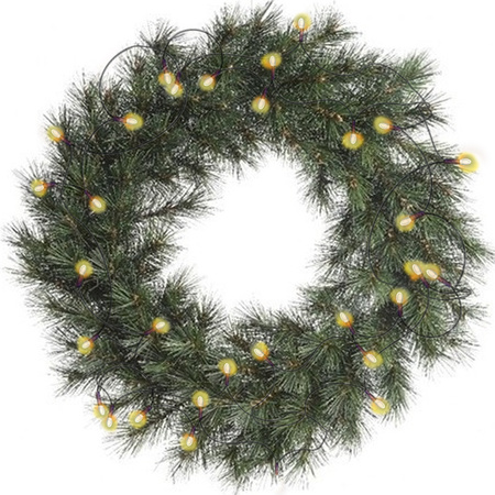 Christmas wreath Malmo 50 cm incl. lights warm white 4m