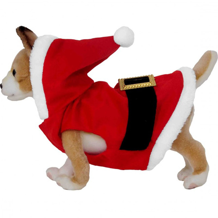Christmas santa costume for small dogs