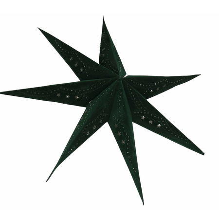 Green christmas stars 60 cm type 1 (stars)