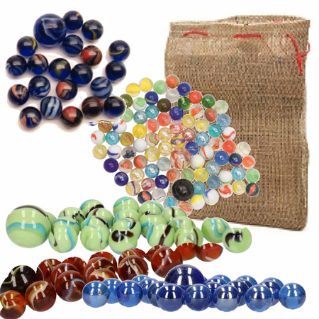 Marbles bag filled with 2.5 kilo marbles