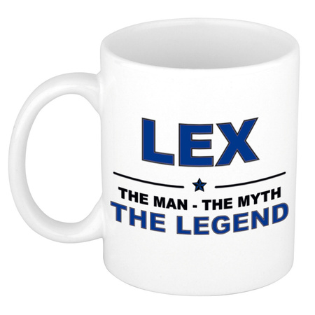 Lex The man, The myth the legend name mug 300 ml