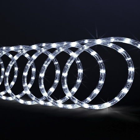 Ropelights 10 meters with 180 clear white led lights