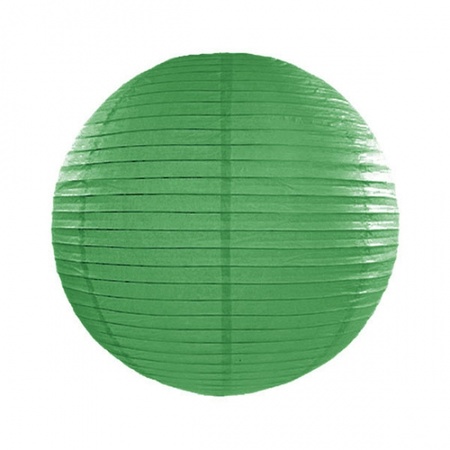 Lampionstokje 40 cm - met lampion - donker groen - D25 cm