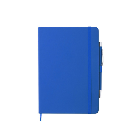 Luxury notebook blue elastic A5 hard cover