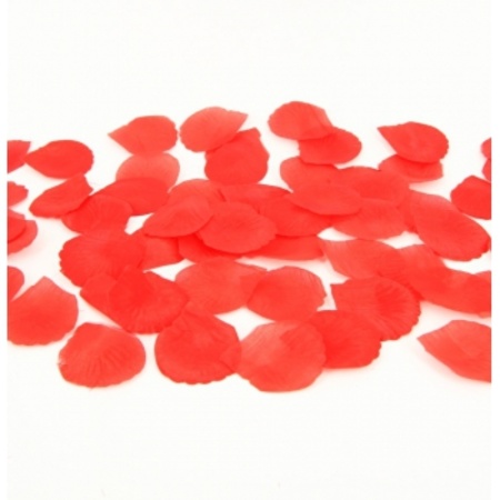 Luxe Rozenblaadjes - 144 stuks - rood - 3x3 cm