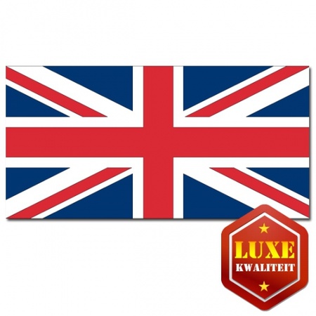 Luxe vlag Verenigd Koninkrijk 100 x 150 cm