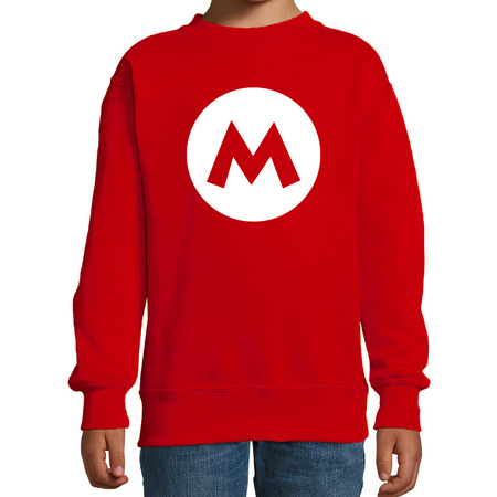 Mario plumber sweater red for kids