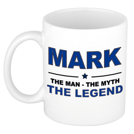 Mark The man, The myth the legend cadeau koffie mok / thee beker 300 ml