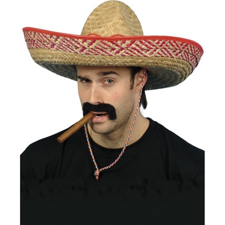 Mexicaanse poncho met sombrero