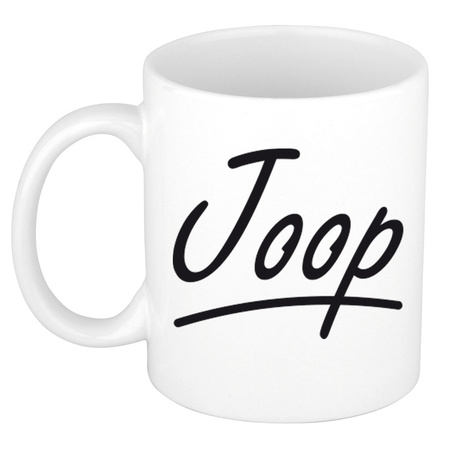 Name mug Joop with elegant letters 300 ml