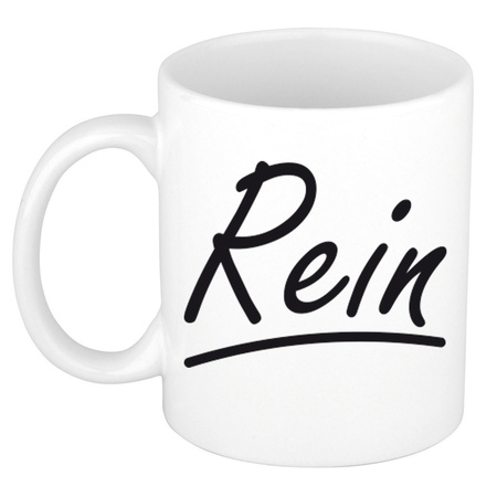 Name mug Rein with elegant letters 300 ml