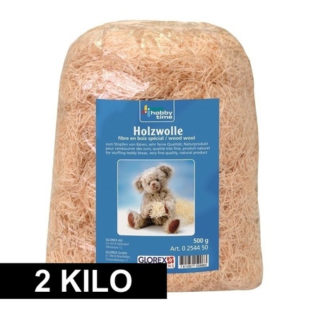 Natural wood wool 2 kilo