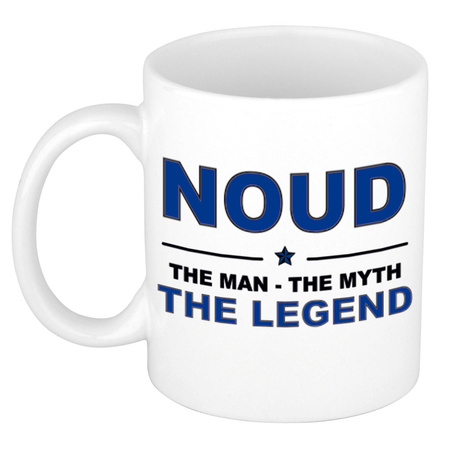 Noud The man, The myth the legend cadeau koffie mok / thee beker 300 ml