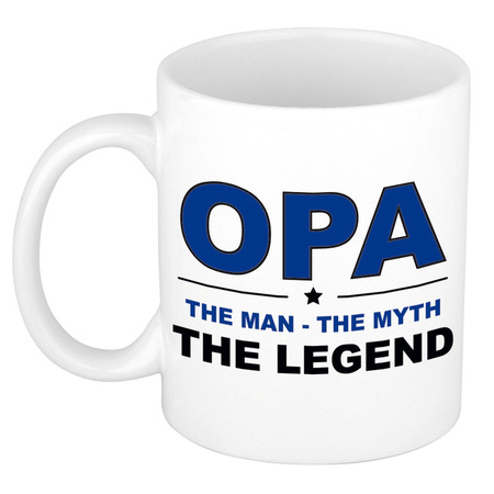 Opa the legend mug white 300 ml