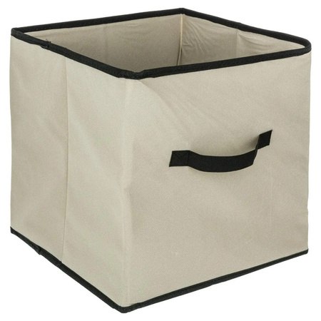 Storage basket - 29 liters - beige - 31 x 31 x 31 cm