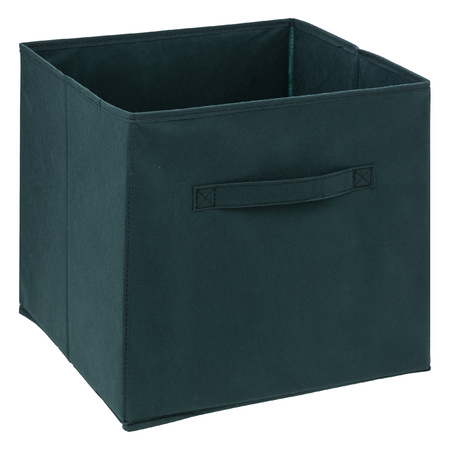 Storage basket - 29 liters - emerald green - 31 x 31 x 31 cm