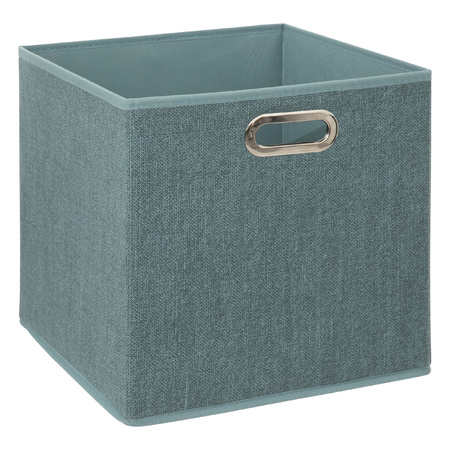 Closet baskets set 3x - iceblue - 29L - In metal storage cabinet 34 x 98 cm.