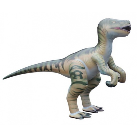 Opblaasbare levensechte Velociraptor 130 cm