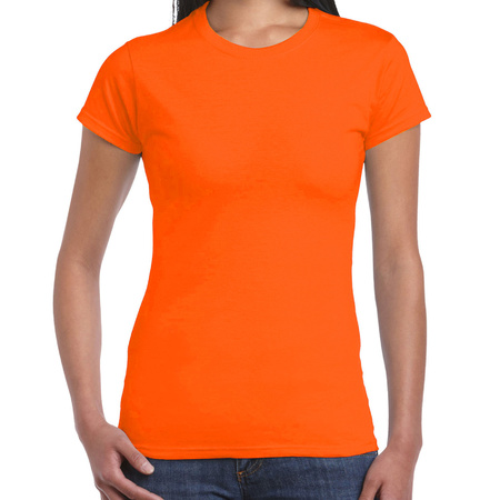 Orange kingsday t-shirts for women