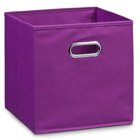 Purple storage baskets/boxes 32 x 32 cm