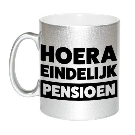 Retirement mug silver 330 ml