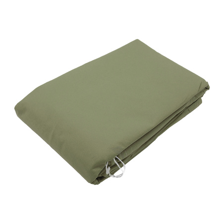 Plant cover with drawstring - 2x pieces - H150 x D75 cm - green - anti-frost protection cover