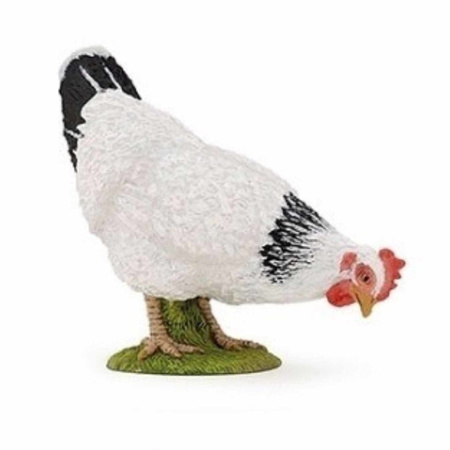 Plastic playset farm animals 3x chickens