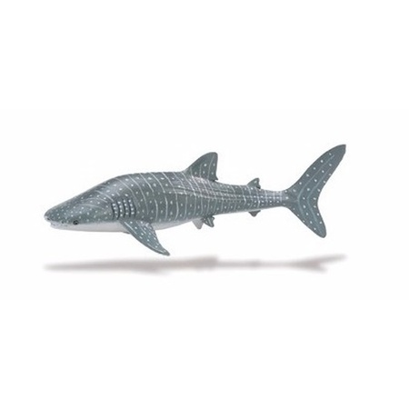 Plastic toy whale shark 24 cm