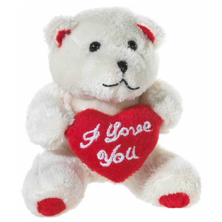 Father gift hartje heart I Love Papa cup / mug 300 ml with beige teddy bear with love heart