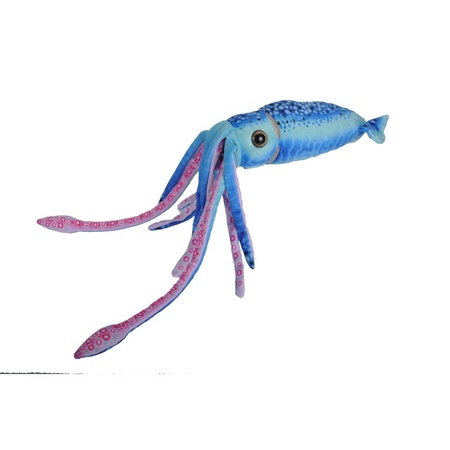 Pluche blauwe octopus/inktvis knuffel 38 cm speelgoed