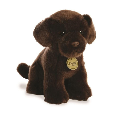 Plush soft toy animal brown labrador dog 28 cm
