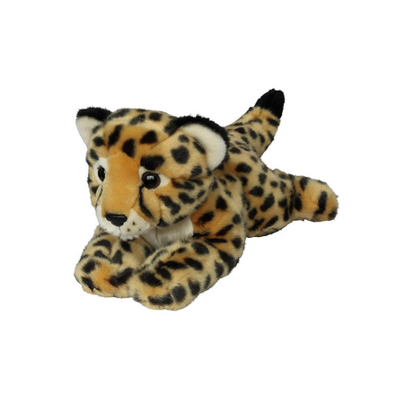 Pluche dieren knuffels Cheetah/jachtluipaard van 33 cm