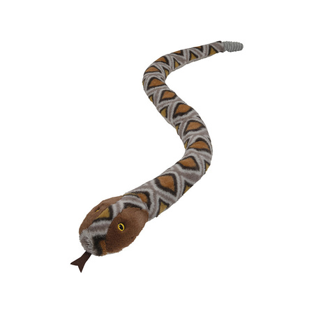 Pluche dieren knuffels 2x slangen van 150 cm
